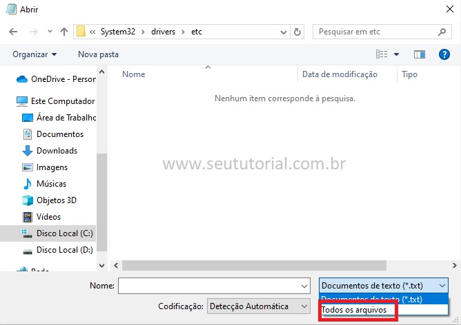 Abrir Todos Arquivos no bloco de notas / Seu Tutorial