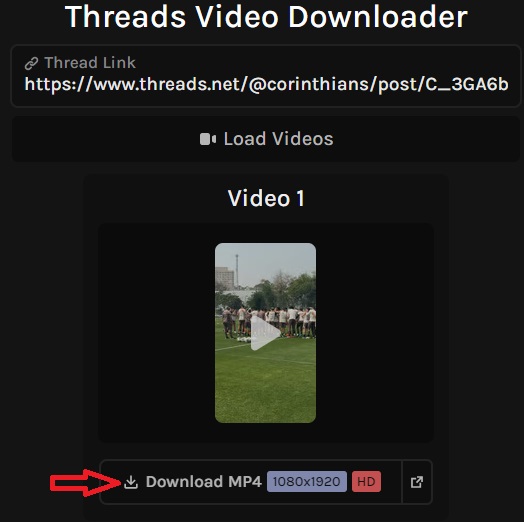 Baixar vídeo MP4 do Threads / Seu Tutorial
