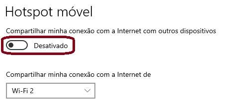 Ativar Hotspot móvel / Windows / Seu Tutorial