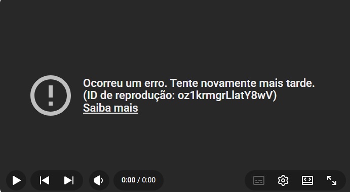 Como resolver o Problema “Ocorreu um erro.Tente Novamente mais tarde” no YouTube / Seu Tutorial