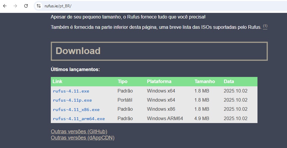 Como baixar o Rufus / Seu Tutorial