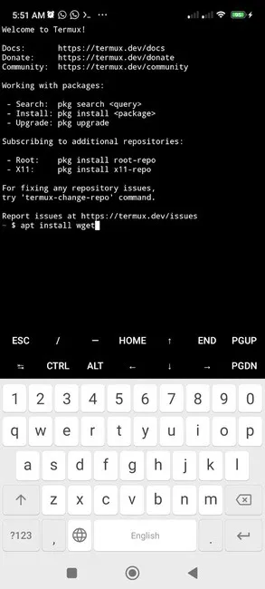 apt install wget / Instalar o Kali NetHunter no Android  / Seu Tutorial
