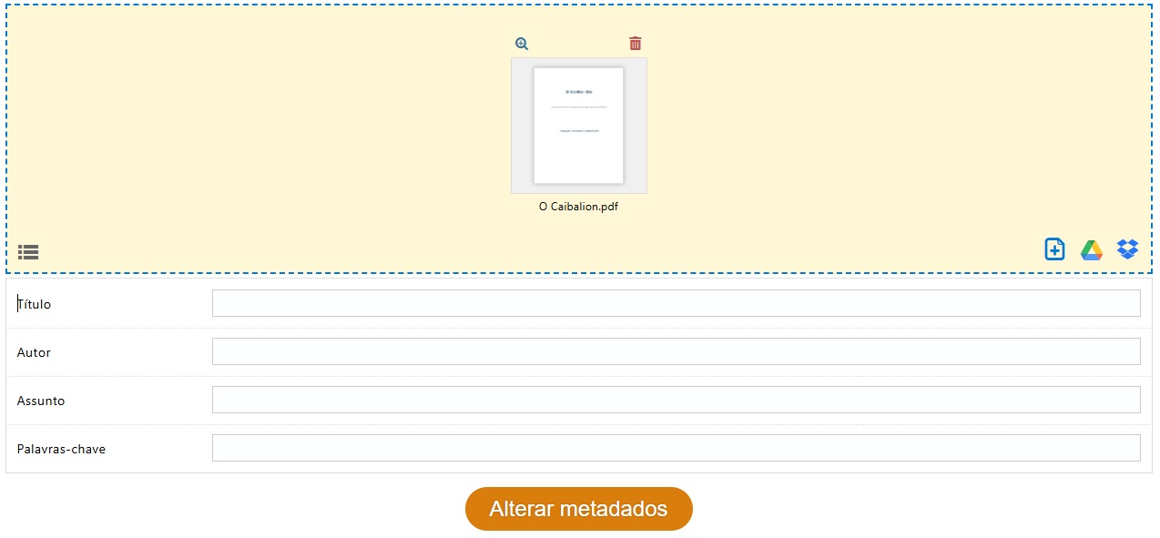 Alterar, modificar ou apagar metadados de PDF / Seu Tutorial