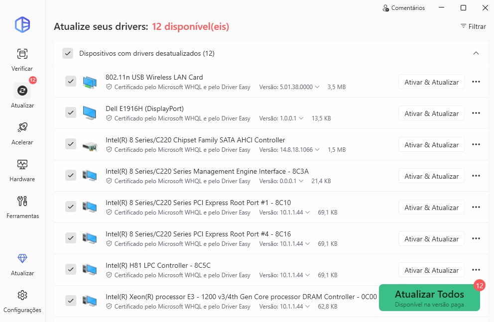 Atualizar drivers / DriverEasy / SEU TUTORIAL