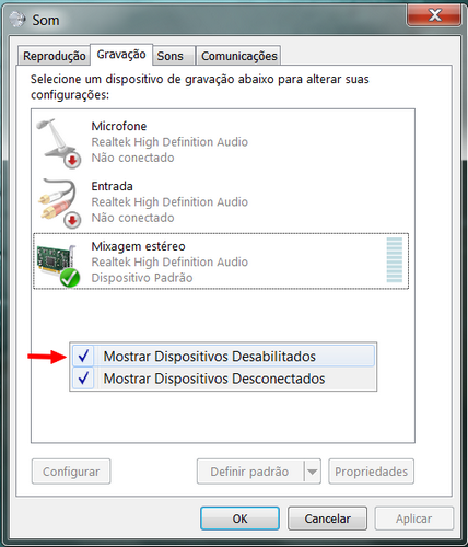 Dispositivos de som Windows / Seu Tutorial