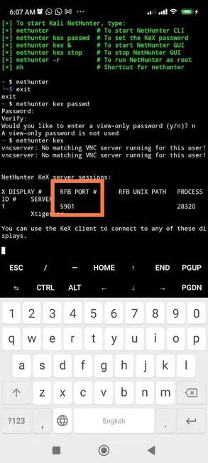 porta RFB / Kali NetHunter / Seu Tutorial