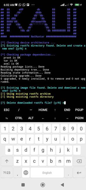 rootfs / Kali NetHunter / Seu Tutorial